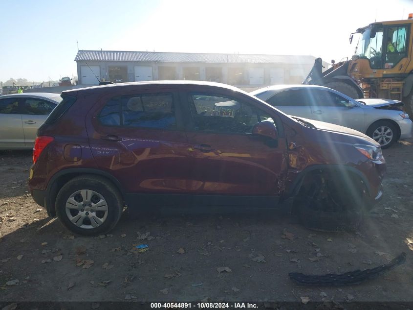 2017 Chevrolet Trax Ls VIN: 3GNCJKSB7HL217118 Lot: 40544891