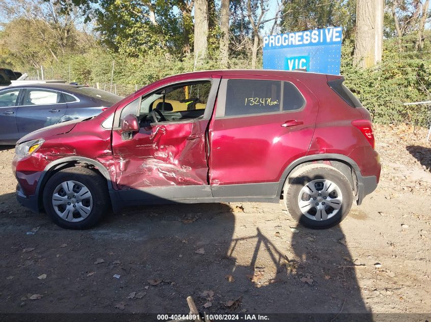 2017 Chevrolet Trax Ls VIN: 3GNCJKSB7HL217118 Lot: 40544891