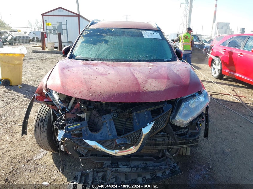 2016 Nissan Rogue Sv VIN: JN8AT2MV8GW153895 Lot: 40544924