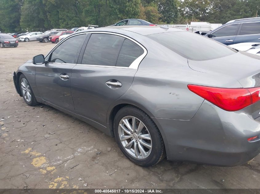 2014 Infiniti Q50 Premium/Sport VIN: JN1BV7AP4EM686318 Lot: 40545017