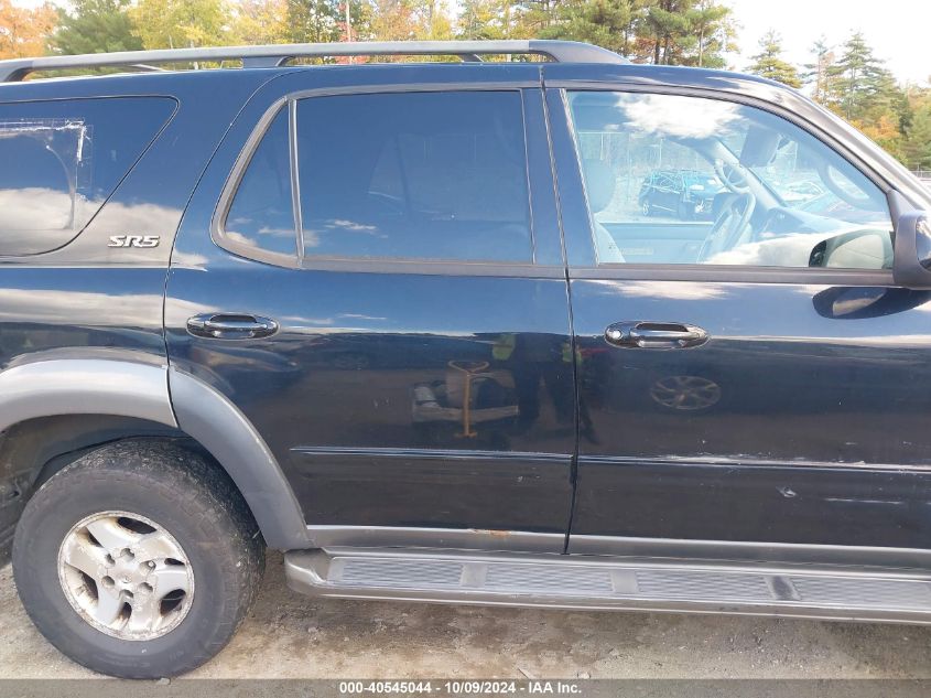 2003 Toyota Sequoia Sr5 V8 VIN: 5TDBT44A53S175033 Lot: 40545044