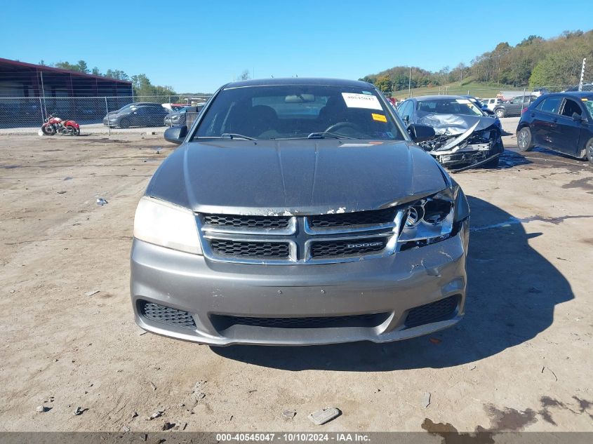 2012 Dodge Avenger Se VIN: 1C3CDZAB9CN140999 Lot: 40545047