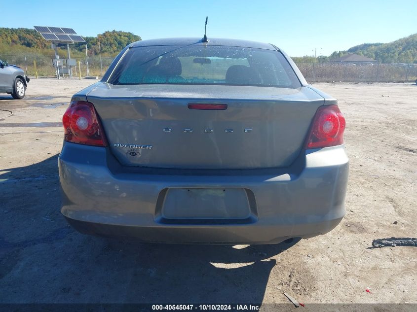 2012 Dodge Avenger Se VIN: 1C3CDZAB9CN140999 Lot: 40545047