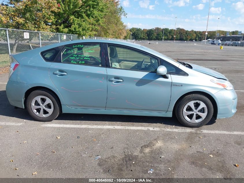 2014 Toyota Prius Two VIN: JTDKN3DU0E1787574 Lot: 40545052