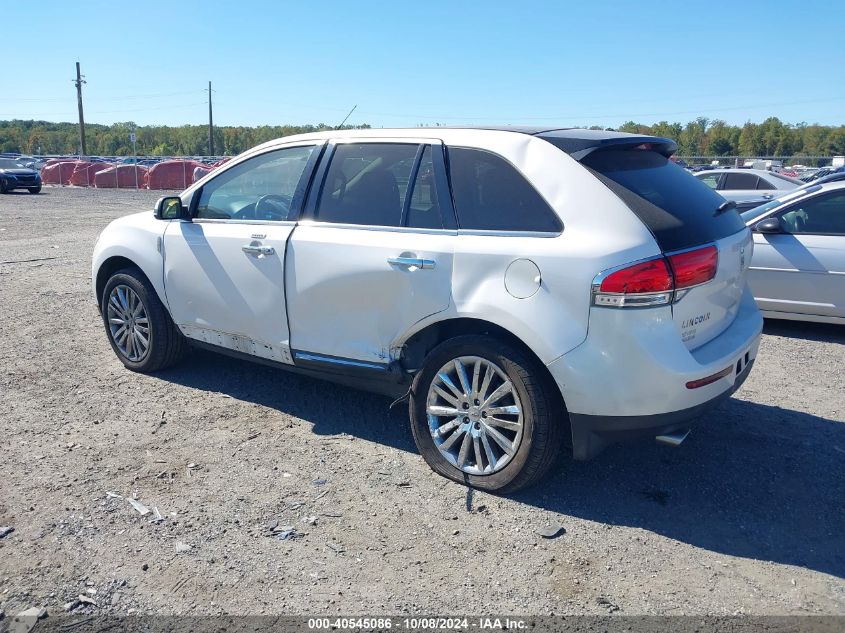 2012 Lincoln Mkx VIN: 2LMDJ8JK9CBL19719 Lot: 40545086