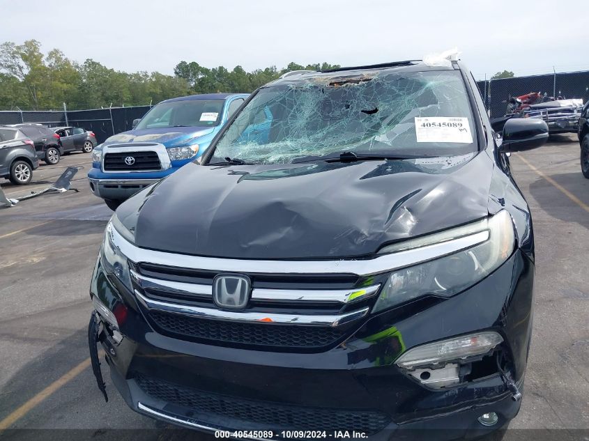 5FNYF6H08HB077267 2017 Honda Pilot Elite