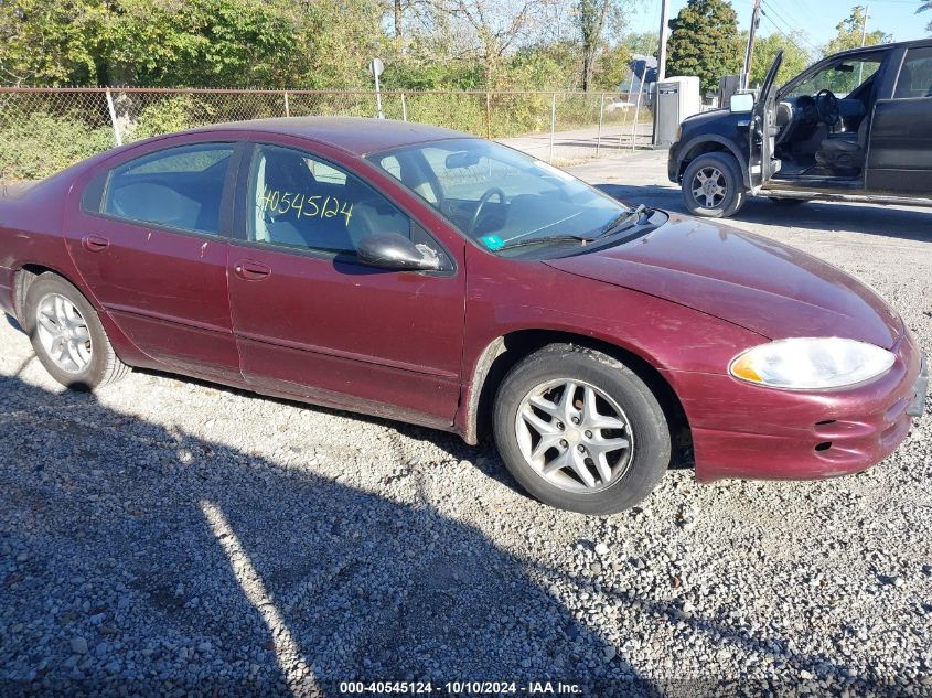 2002 Dodge Intrepid Se VIN: 2B3HD46R42H185139 Lot: 40545124