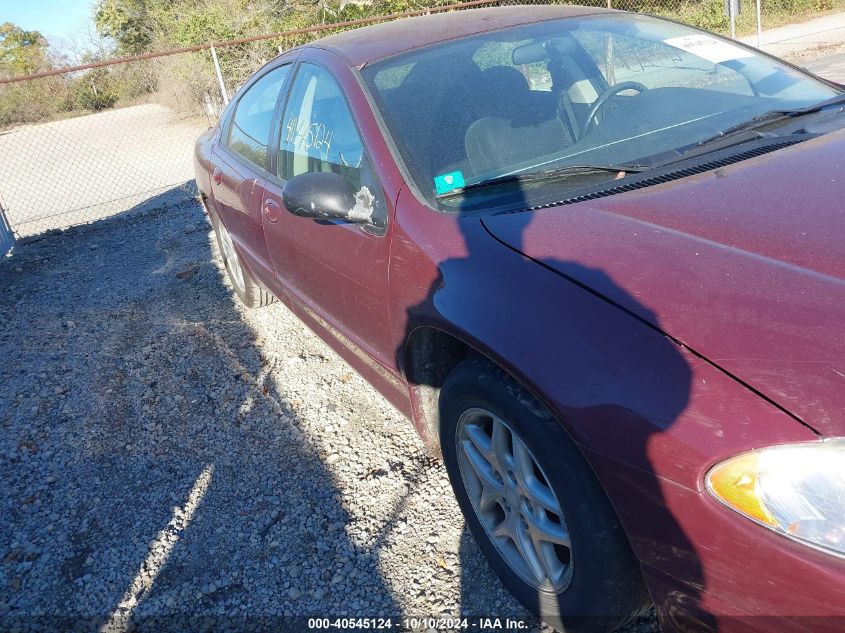 2002 Dodge Intrepid Se VIN: 2B3HD46R42H185139 Lot: 40545124