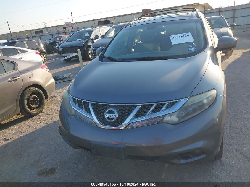 2013 Nissan Murano Le VIN: JN8AZ1MU0DW209114 Lot: 40545156