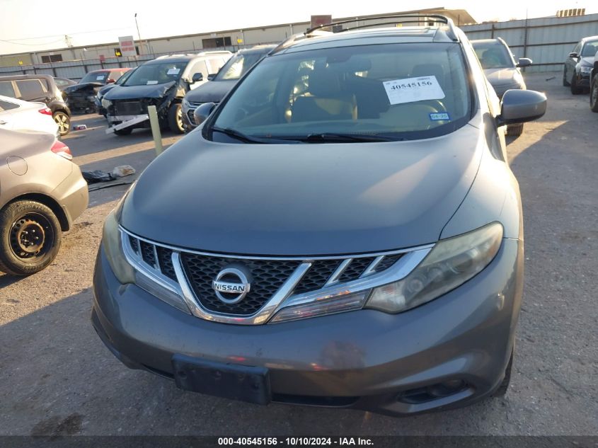 2013 Nissan Murano Le VIN: JN8AZ1MU0DW209114 Lot: 40545156