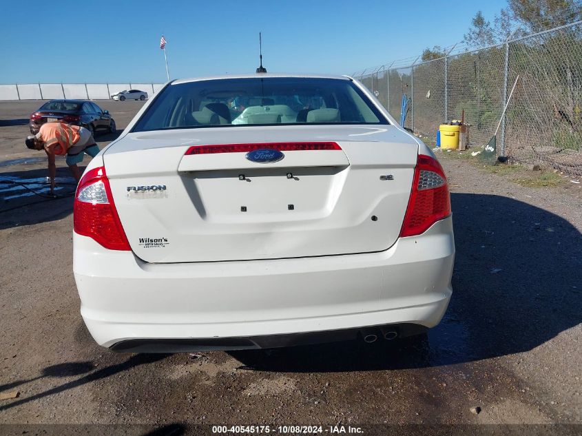 2010 Ford Fusion Se VIN: 3FAHP0HA5AR157266 Lot: 40545175