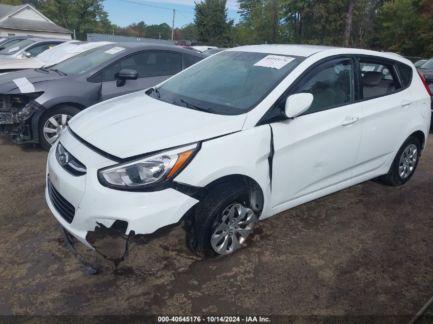 2016 Hyundai Accent Se VIN: KMHCT5AE4GU248245 Lot: 40545176