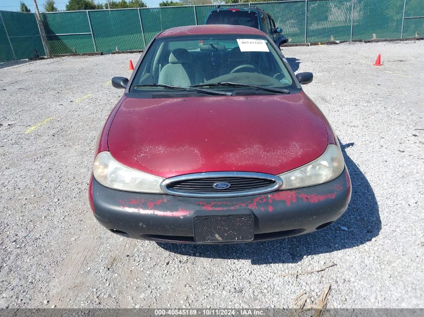 1999 Ford Contour Se VIN: 1FAFP663XXK175564 Lot: 40545189