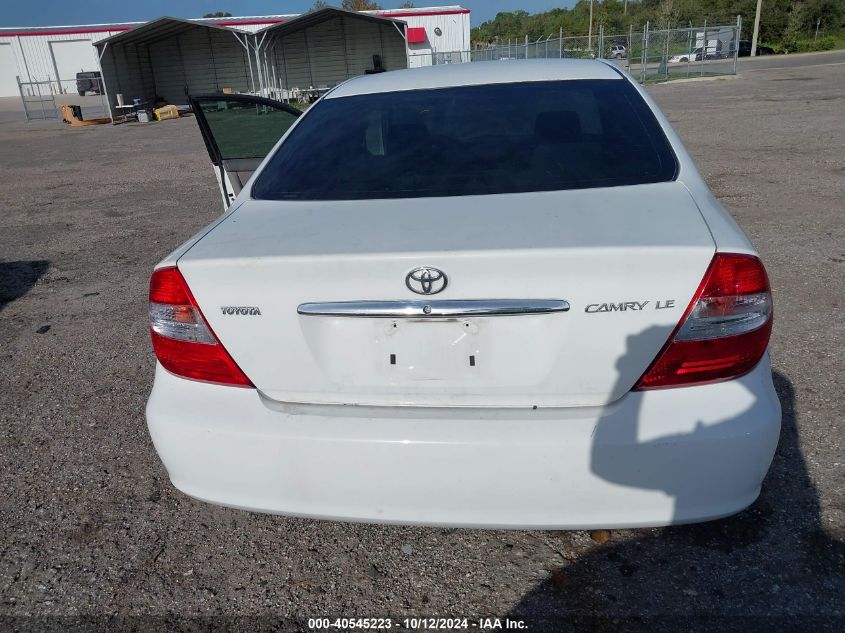 2004 Toyota Camry Le/Xle/Se VIN: 4T1BE32K84U346494 Lot: 40545223