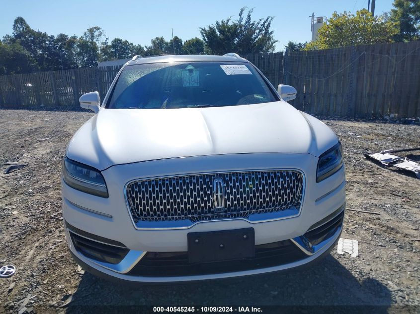 2019 Lincoln Nautilus Reserve VIN: 2LMPJ8LP8KBL18291 Lot: 40545245