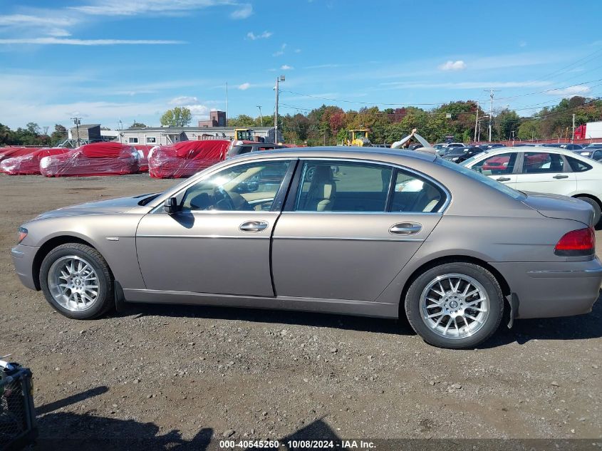 2006 BMW 750Li VIN: WBAHN83566DT64691 Lot: 40545260