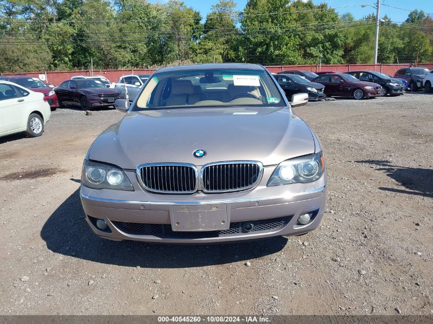 2006 BMW 750Li VIN: WBAHN83566DT64691 Lot: 40545260