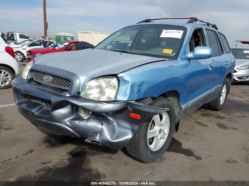 2004 Hyundai Santa Fe Gls VIN: KM8SC73D14U835249 Lot: 40545270