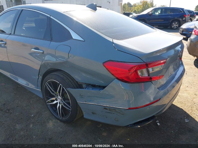 2022 Honda Accord Hybrid Touring VIN: 1HGCV3F91NA025448 Lot: 40545304