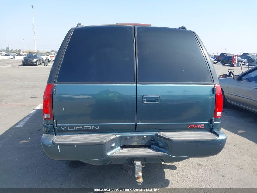 1999 GMC Yukon Denali VIN: 1GKEK13R4XR916075 Lot: 40545335