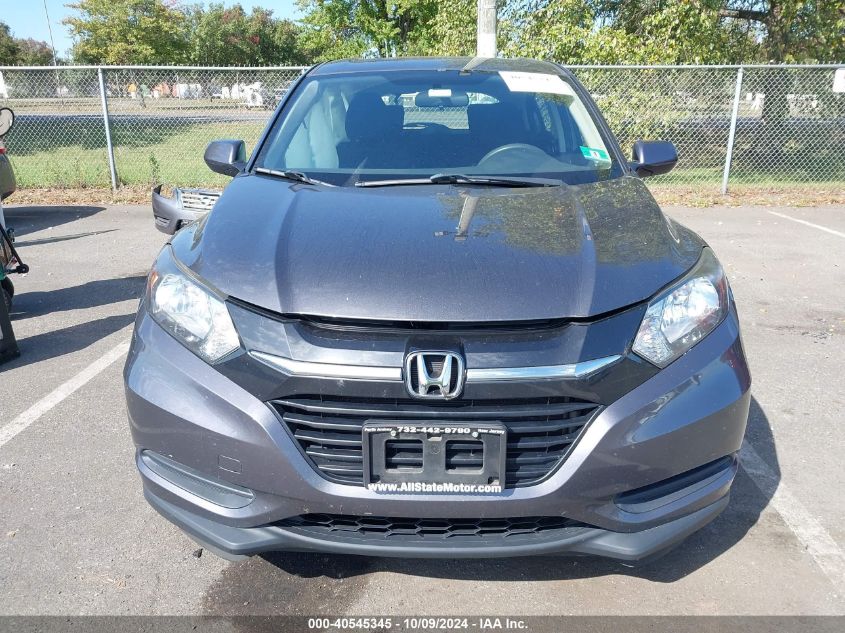 2018 Honda Hr-V Lx VIN: 3CZRU6H39JG719624 Lot: 40545345