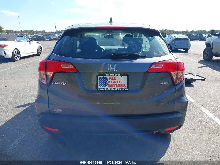 2018 Honda Hr-V Lx VIN: 3CZRU6H39JG719624 Lot: 40545345