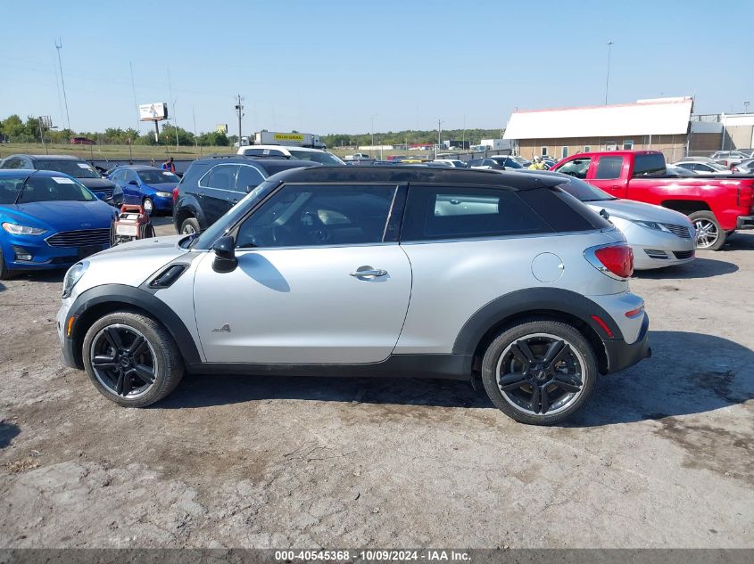 2014 Mini Paceman Cooper S VIN: WMWSS7C53EWN72023 Lot: 40545368