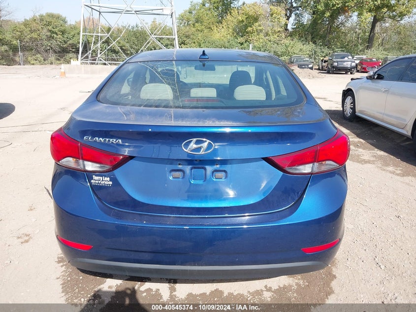 5NPDH4AE3GH677522 2016 Hyundai Elantra Value Edition
