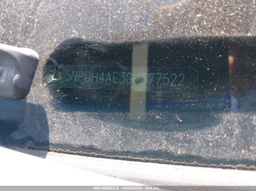 5NPDH4AE3GH677522 2016 Hyundai Elantra Value Edition