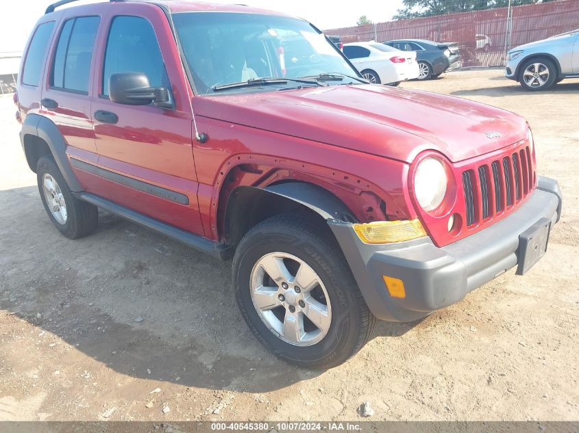 1J4GK48K96W253372 2006 Jeep Liberty Sport