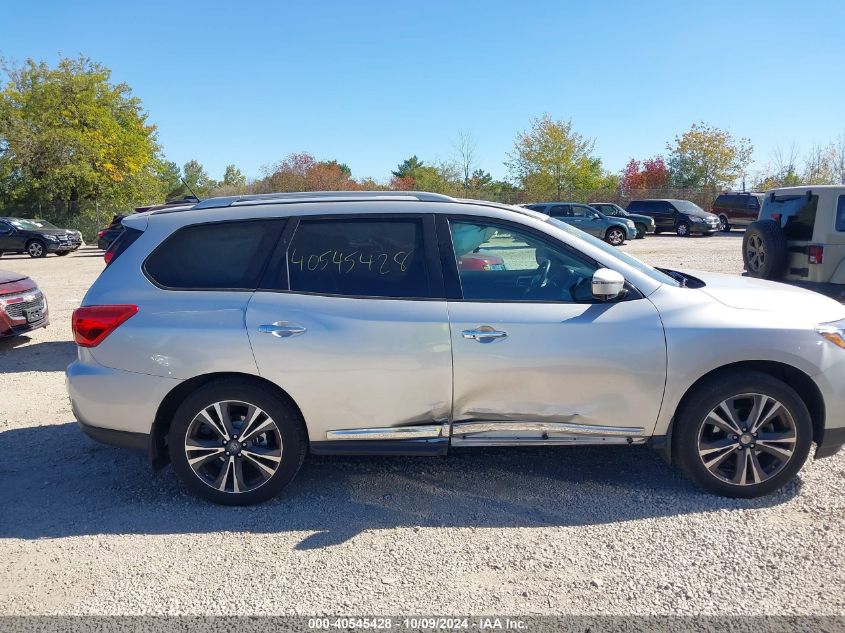 2017 Nissan Pathfinder S/Sv/Sl/Platinum VIN: 5N1DR2MM6HC639814 Lot: 40545428