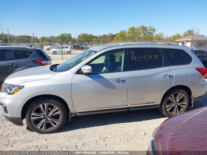 2017 Nissan Pathfinder S/Sv/Sl/Platinum VIN: 5N1DR2MM6HC639814 Lot: 40545428