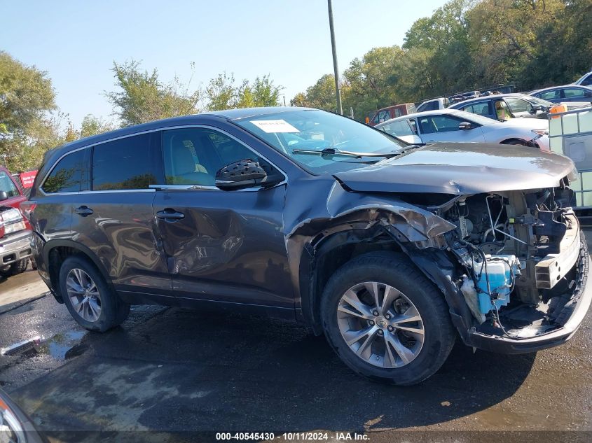 5TDBKRFH0FS186553 2015 Toyota Highlander Le Plus V6