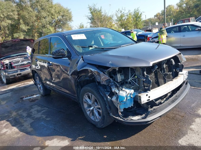 5TDBKRFH0FS186553 2015 TOYOTA HIGHLANDER - Image 1