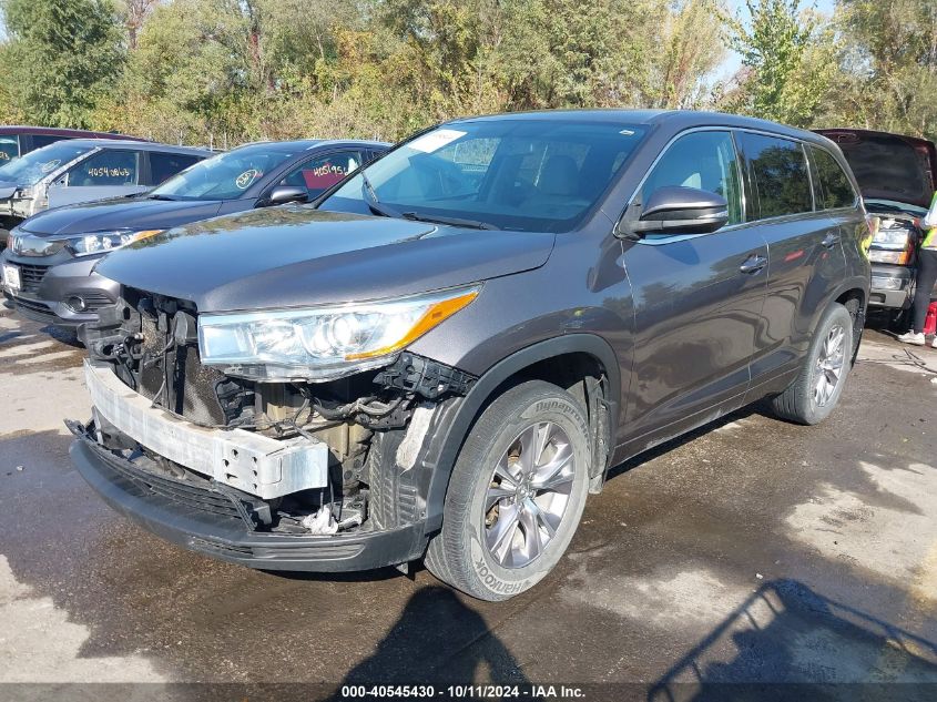 5TDBKRFH0FS186553 2015 TOYOTA HIGHLANDER - Image 2