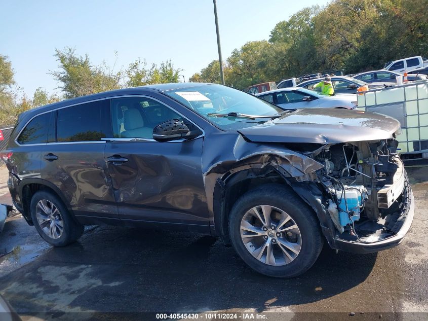 5TDBKRFH0FS186553 2015 Toyota Highlander Le Plus V6