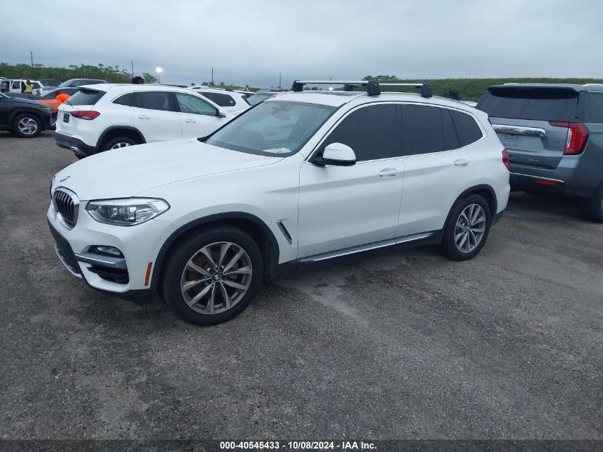 2019 BMW X3 XDRIVE30I - 5UXTR9C53KLP93891