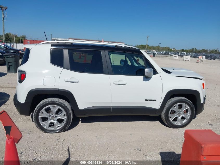 2018 Jeep Renegade Limited 4X4 VIN: ZACCJBDB1JPJ00456 Lot: 40545434