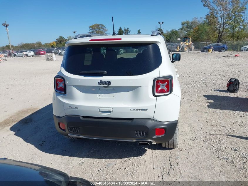 2018 Jeep Renegade Limited 4X4 VIN: ZACCJBDB1JPJ00456 Lot: 40545434