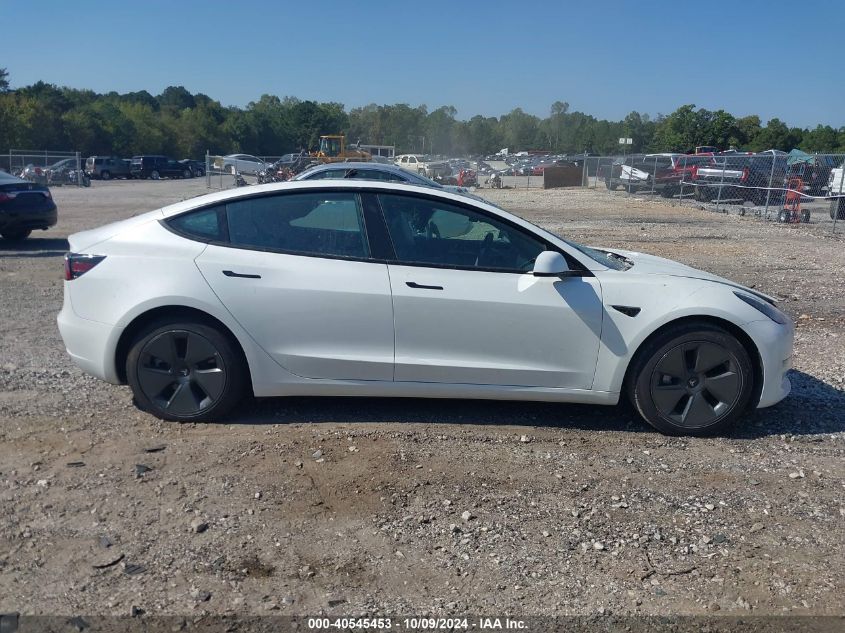 2023 Tesla Model 3 Rear-Wheel Drive VIN: 5YJ3E1EA9PF547690 Lot: 40545453