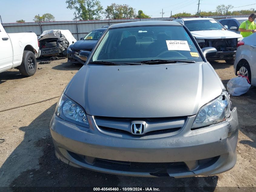 2004 Honda Civic Lx VIN: 1HGES15544L021885 Lot: 40545460