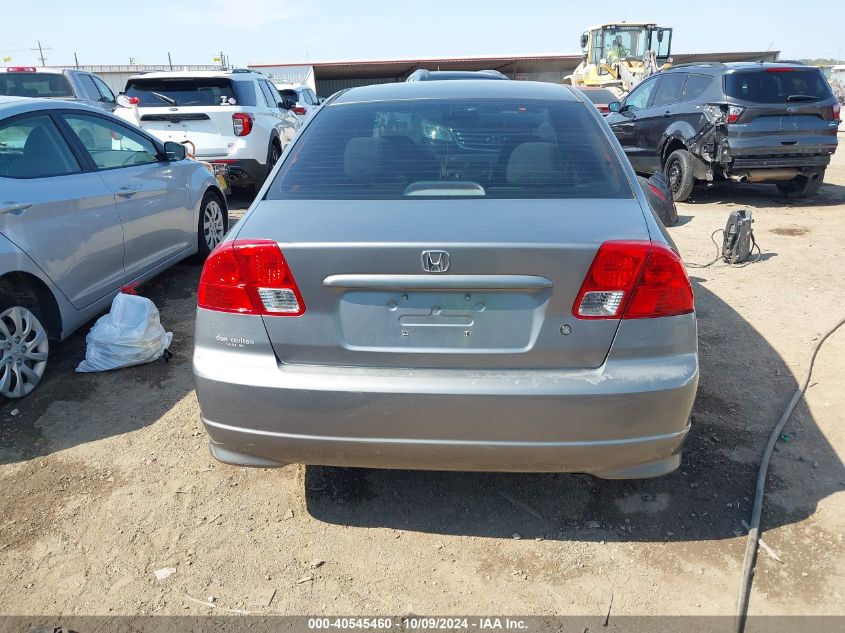 2004 Honda Civic Lx VIN: 1HGES15544L021885 Lot: 40545460