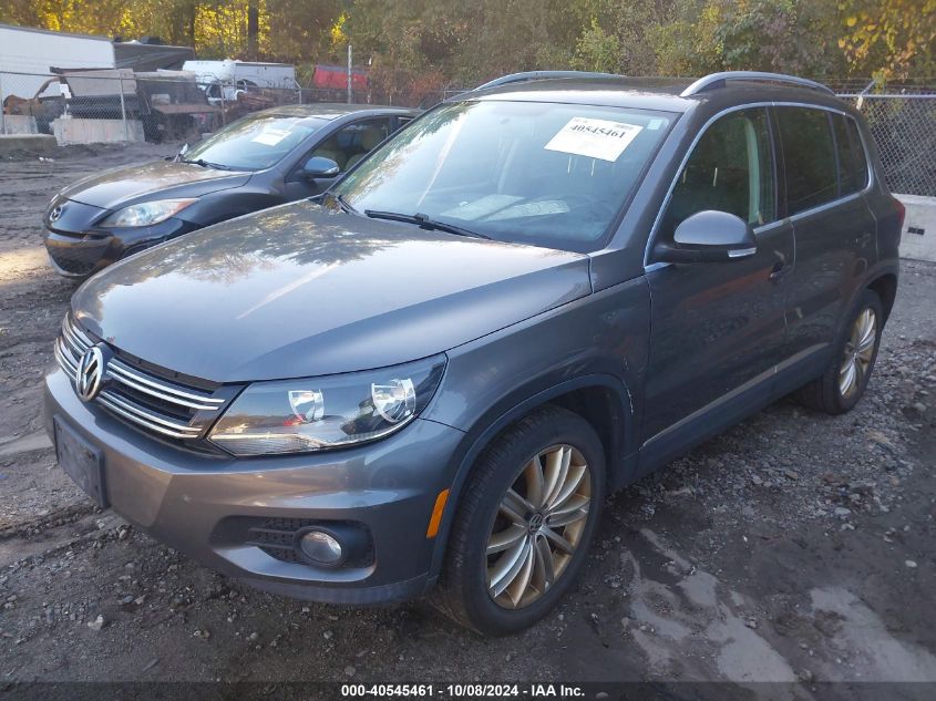 2015 Volkswagen Tiguan Sel VIN: WVGBV7AX2FW511130 Lot: 40545461