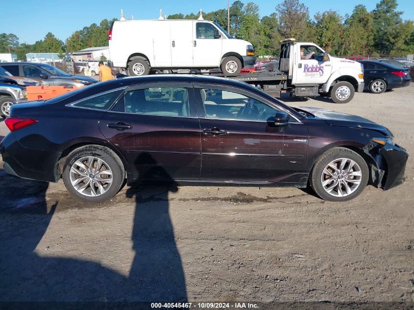 2019 Toyota Avalon Hybrid Xle VIN: 4T1B21FB1KU005605 Lot: 40545467