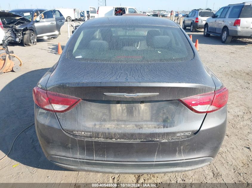 2016 Chrysler 200 Lx VIN: 1C3CCCFB7GN117588 Lot: 40545506