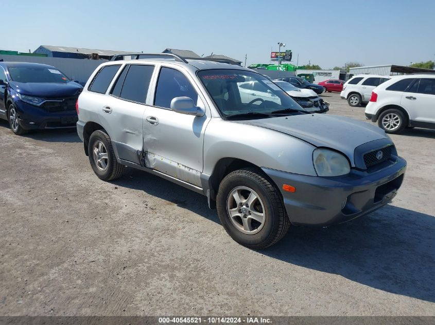 2002 Hyundai Santa Fe Gls/Lx VIN: KM8SC13D72U231165 Lot: 40545521