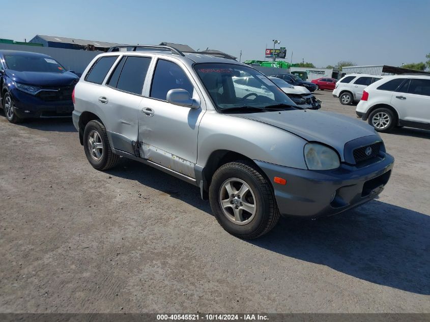 2002 Hyundai Santa Fe Gls/Lx VIN: KM8SC13D72U231165 Lot: 40545521