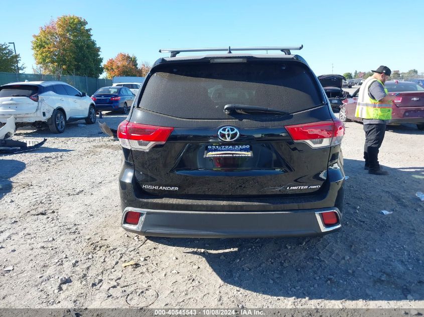 2017 TOYOTA HIGHLANDER LIMITED PLATINUM - 5TDDZRFH8HS415939