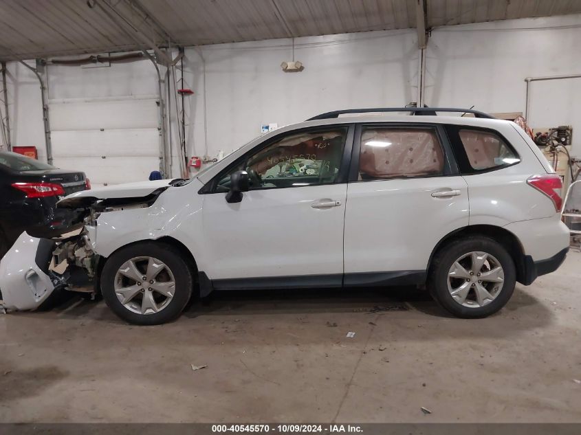 2015 Subaru Forester 2.5I VIN: JF2SJABC2FH593956 Lot: 40545570