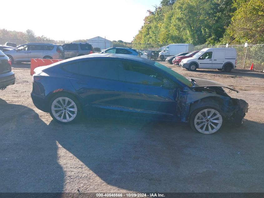 2022 Tesla Model 3 Long Range Dual Motor All-Wheel Drive VIN: 5YJ3E1EB7NF289420 Lot: 40545666